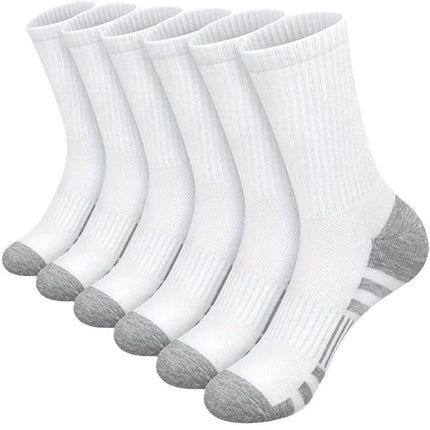 Color Matching Athletic Socks Plus Size Basketball Mid Tube Cotton Breathable