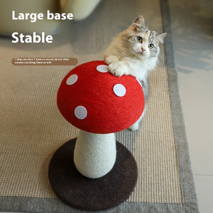 Cat Climbing Frame Mushroom Sisal Cat Scratch Board No Dandruff