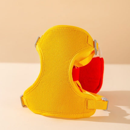 Pet Cute Burger Fries Backpack Hand Holding Rope