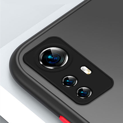 Drop-resistant Ultra-thin Frosted Silicone Transparent Protective Case