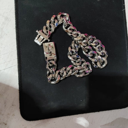 Medium And Large Dog Dog Leash Stainless Steel Dog Collar Collar Anti-Bite Plus Thick Neck Collar Medium And Large Dog Bully Kaslow