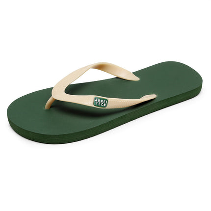 Men's Trendy Rubber Non-slip Fashion Flip-flop Beach Slippers