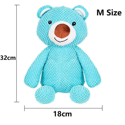 Dog Large Sound Squeaky Toys Bear Animals Shape Pet Soft Plush Chew Molar Training Toy Puppy Bite Teeth Dental Toys Pet Supplies