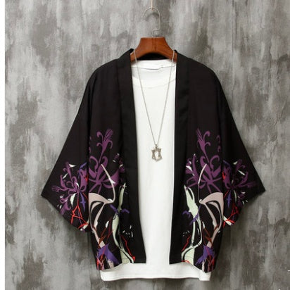 Summer Three-quarter Sleeve Shirt Men's Loose Chinese Style Men's Clothing