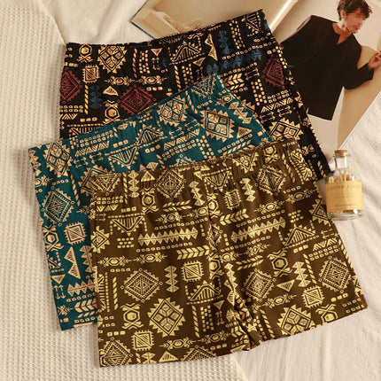 Men's American-style Retro Ethnic Boxers