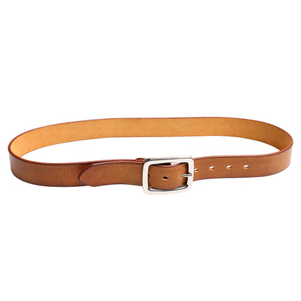 Retro Thick Pure Steel Hand-rub Color Men's Belt