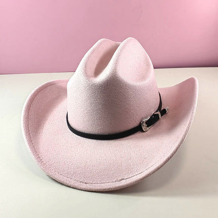 New One-word Top Big Brim Western Cowboy Hat