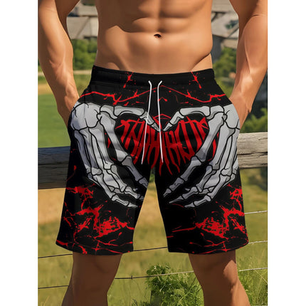 Casual 3d Printed Quick-drying Sports Shorts