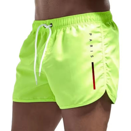 Men's Multi-color Loose Printed Running Beach Shorts