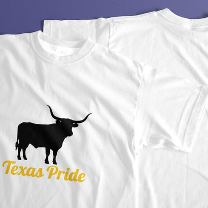 White Bullfighting Printed Men's Pure Cotton T-shirt - Casual Round Neck, Slightly Elastic, Suitable For Summer Knitted Fabric, Classic Fit Adult Shirt, Couple's Shirt