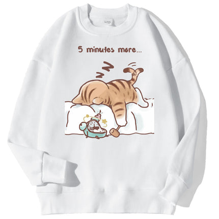 Let Me Sleep For Another Five Minutes Man Sudadera Korean Sweatshirt