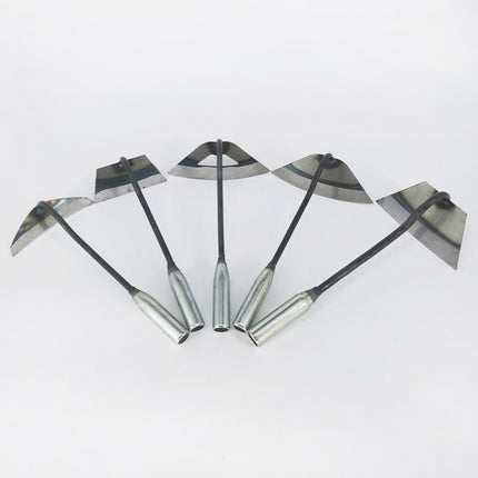 All-manganese Steel Gardening Hand-held Hoe All-steel Hardened Hollow Hoe