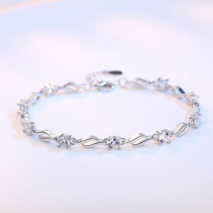 Diamond Crystal Love Bracelet