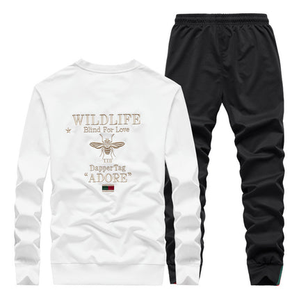 New Spring Suit Men's Trendy Fashion Embroidered Bee Suit For Men