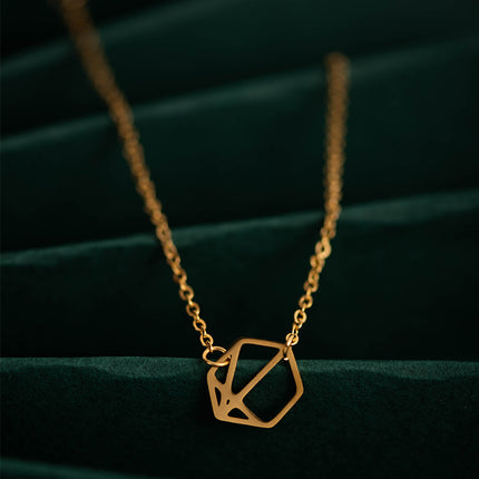 Factory Direct Sale Simple Irregular Hollow Polygonal Pendant Bracelet