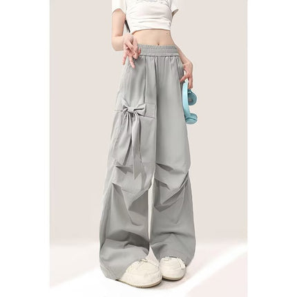 Loose Straight Casual Girl Design Sense Workwear Pants