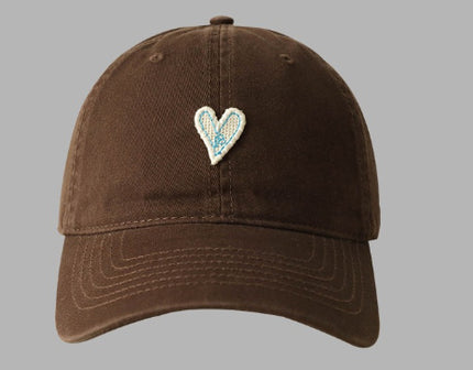 Retro Sweet Big Head Circumference Soft Peaked Cap