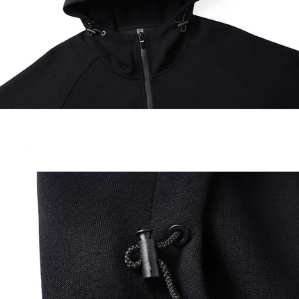 Fashion Men's Knitted Cotton Hooded Sweater