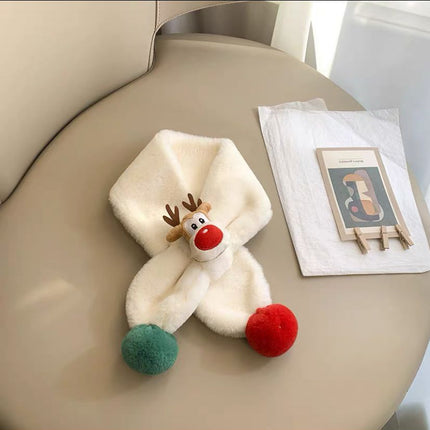 Children's Scarf Warm Plush Thick Windproof