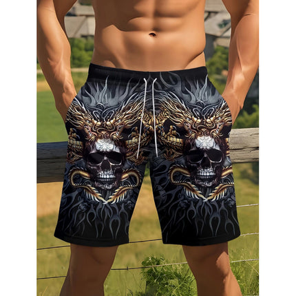 Casual 3d Printed Quick-drying Sports Shorts