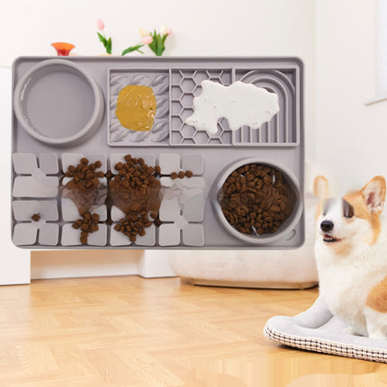 Pet Tableware Slow Food Suction Cup Slow Food Mat Dog Licking Mat