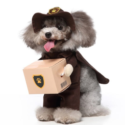 Cosplay Pet Supplies Standing Outfit Funny Dog Clothes Upright Outfit Halloween Christmas Dress Up Pet Outfit