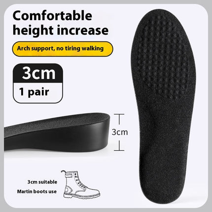Invisible Height Increasing Insole Men's Not Tired Feet Do Not Collapse Inner Heightening Pad