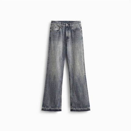 Loose Straight Leg Micro Flared Jeans For Men