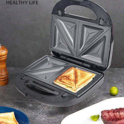 6-in-1 Waffle Maker EU Plug Sandwich Maker Grill Breakfast Maker Doughnut Cake Maker Compact Kitchen Dining Kitchen Accessories
