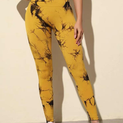 Tie Dye Workout Seamless Leggings For Women High Waist Gym Leggings Yoga Pants, Seamless Leggings For Women High Waist Yoga Pants, Scrunch Butt Lifting Elastic Tights