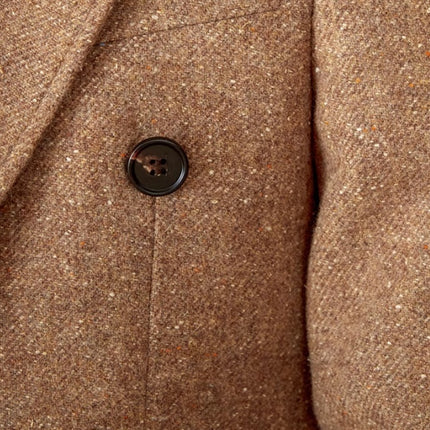 Color Dots Mid-length Coat