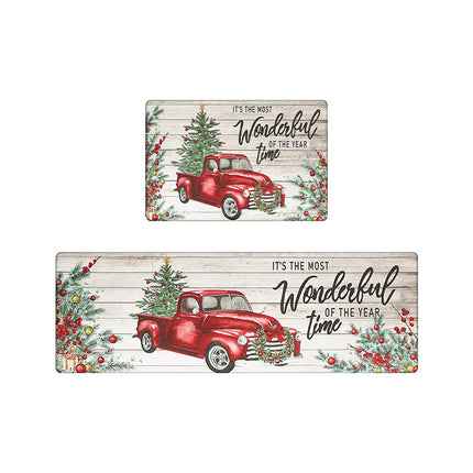 Festive Christmas Decorative Door Mat Doorway Foot Mat