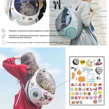 Breathable Egg Shell Cat Nest Pet Transparent Space Capsule Out Portable Backpack