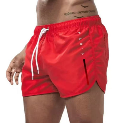 Men's Multi-color Loose Printed Running Beach Shorts