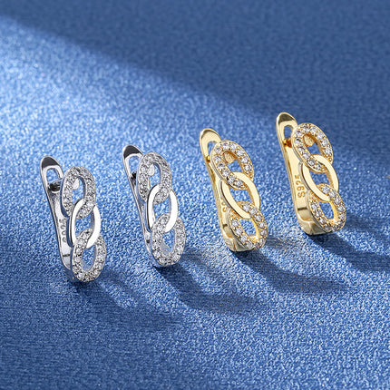 South Korea Dongdaemun Girl Zircon Earrings