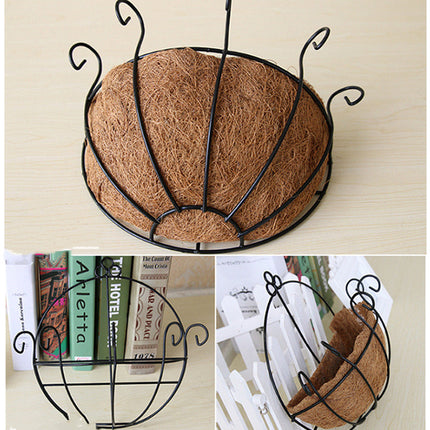 Creative Arts And Crafts Tieyi Coconut Brown Flower Pot