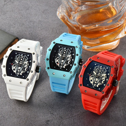 Men's Tonneau Hollow Quartz Watch