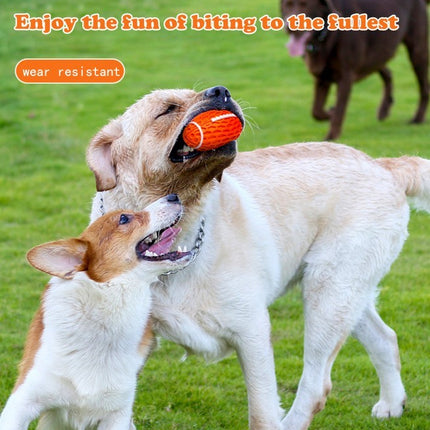 Squeaky Balls For Dogs, Rubber Football For Aggressive Chewers, Fetch Toys, Durable And Interactive Ball, Funny Squeaky Ball Heavy Duty