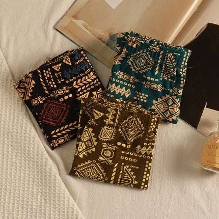 Men's American-style Retro Ethnic Boxers