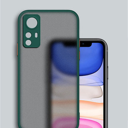 Drop-resistant Ultra-thin Frosted Silicone Transparent Protective Case