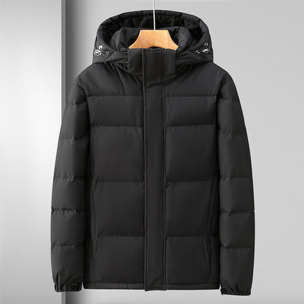 Winter Down Jacket Men's High-grade Hooded Loose