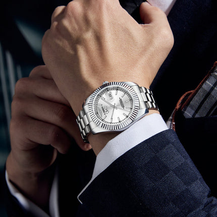 Ultra-thin Men's Watch Waterproof Luminous Quartz Watch