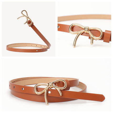 Fashion All-match Bow Decorative Band Belt
