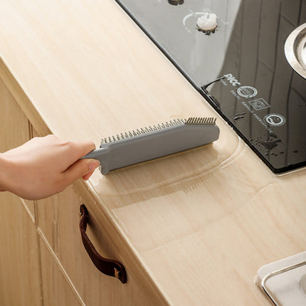 Kitchen Bathroom Countertop Floor Window Silicone Multifunctional All Purpose Cleaning Brush Crevice Brush Scraper Brush Cleaner