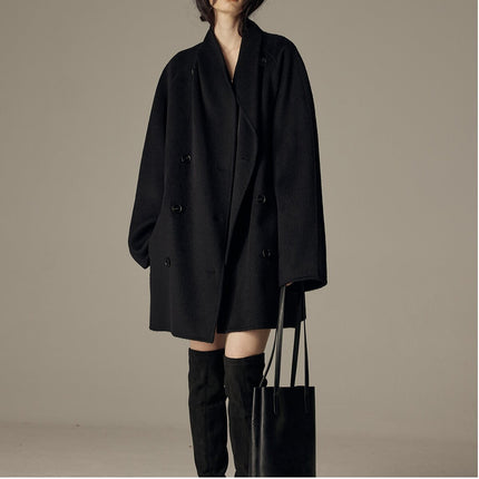 Elegant Winter Double-sided Wool Women's Coat