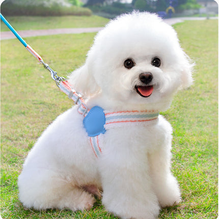 Dog Leash Summer Breathable Corgi Shiba Inu Bichon Chest Vest Walking Dog Leash Small And Medium-sized Dog Pet Supplies