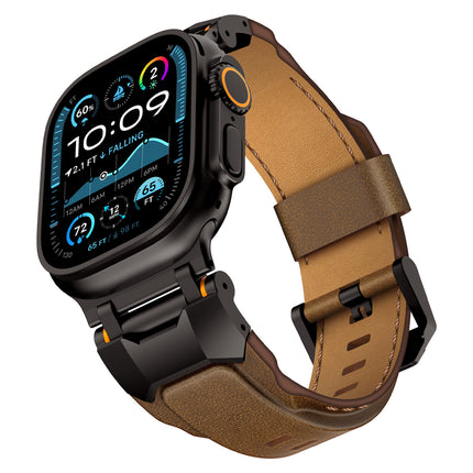 Vintage Men's Niche High-end Feel High-end Top Layer Cowhide Handmade Strap