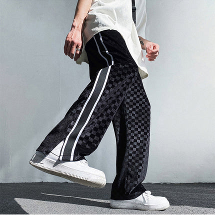Falling Sense Straight Loose Ins High Street Casual Pants