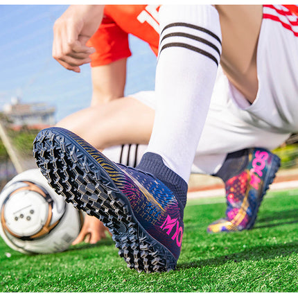 12 Men's Plus Size Soccer Shoes High Top AG Spikes