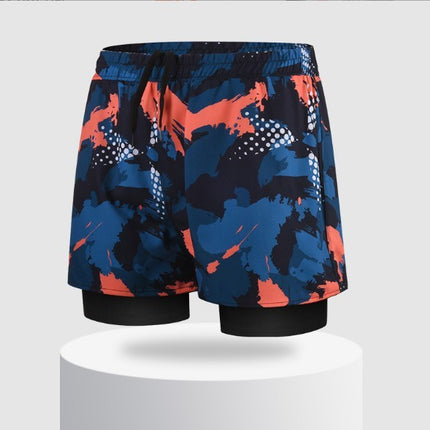 Men's Equipment Spring Pants Men's Double-layer Swimming Trunks